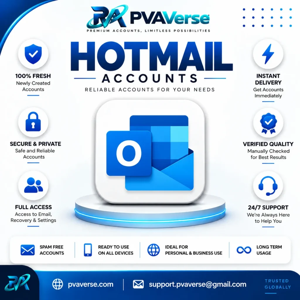 Buy Old Hotmail PVA Accounts