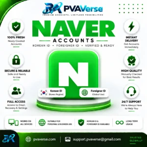 Legal Name Verified Naver Accounts