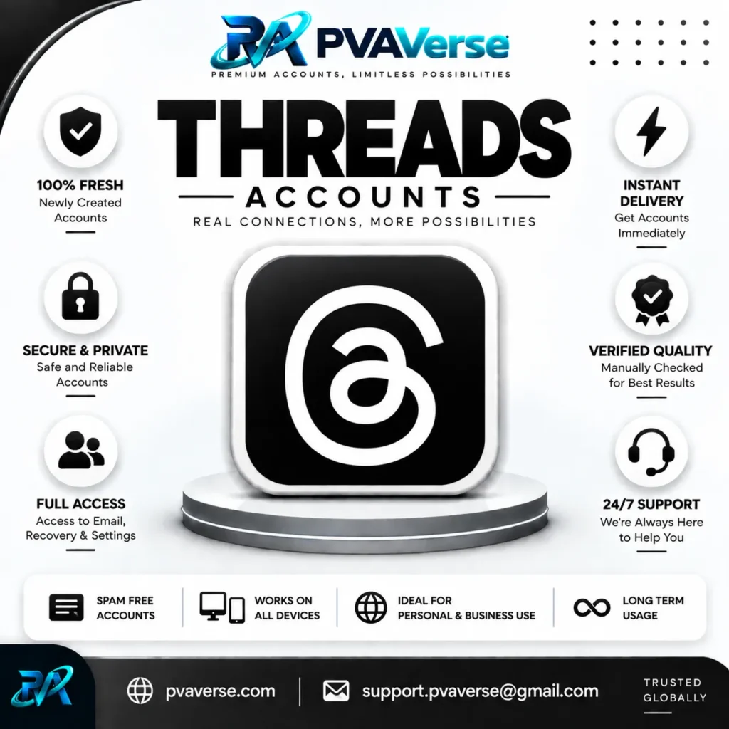 Buy Threads Accounts – Instagram Linked Included