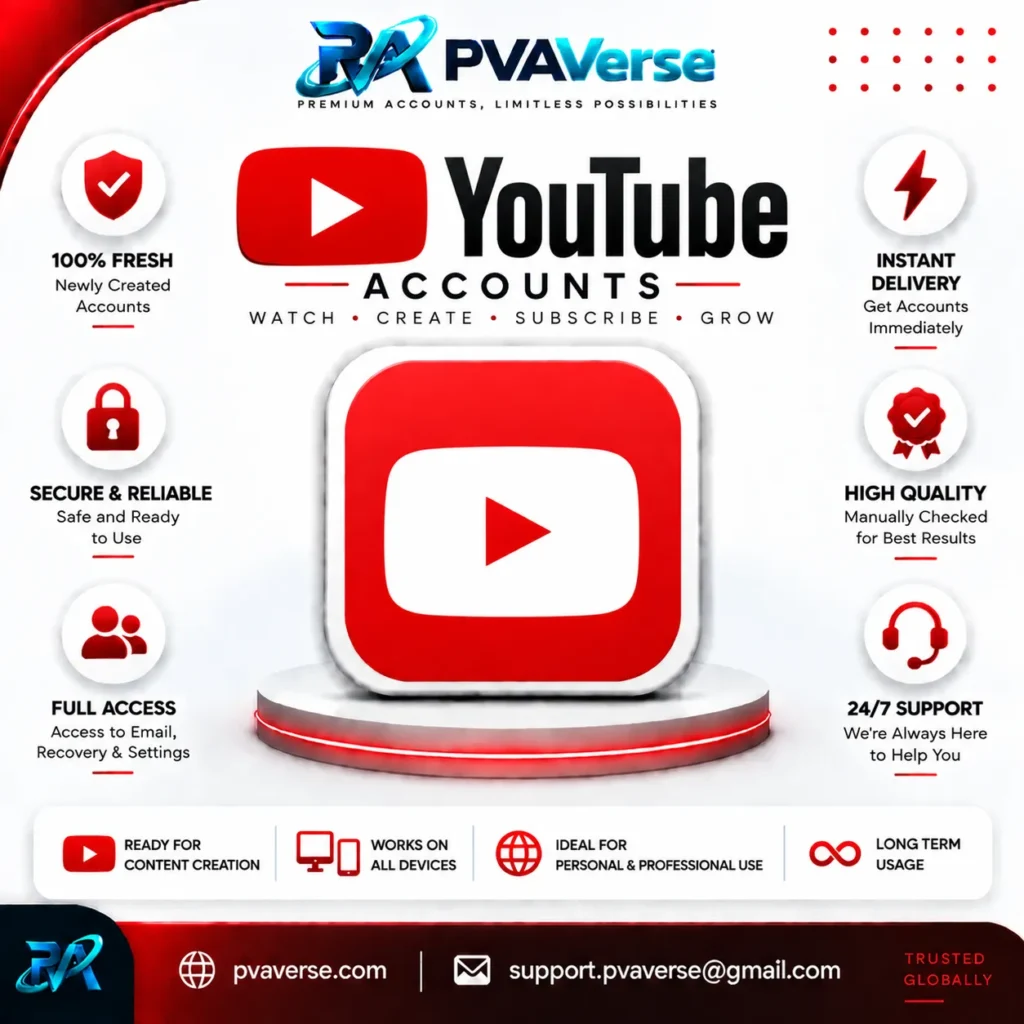 YouTube PVA Accounts
